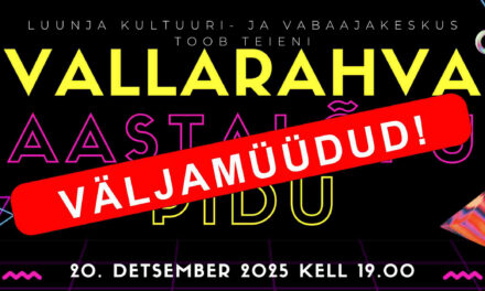 Luunja vallarahva jõulupeo piletid on välja müüdud!